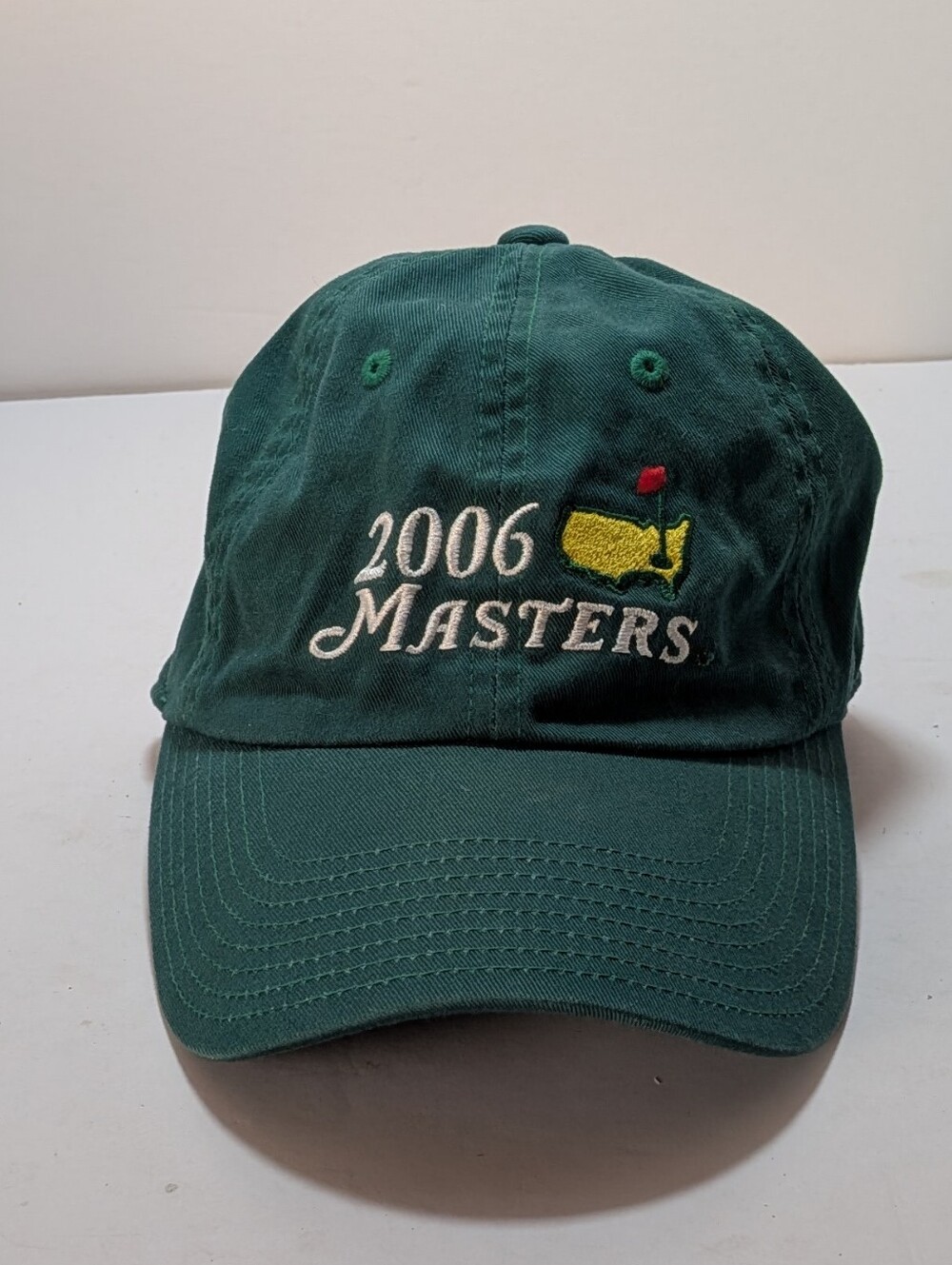 2006 Masters Tournament Augusta National Green Strapback Golf Hat Cap Vintage
